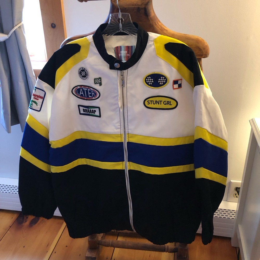 Urban Outfitters NWT Stunt Girl racing jacket size L